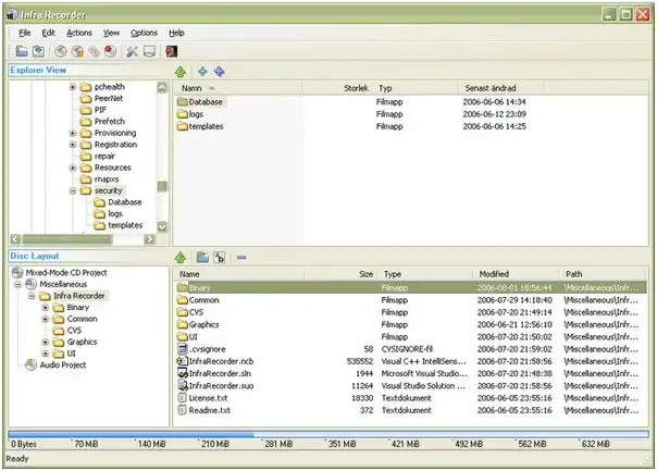 InfraRecorder Make ISO from DVD