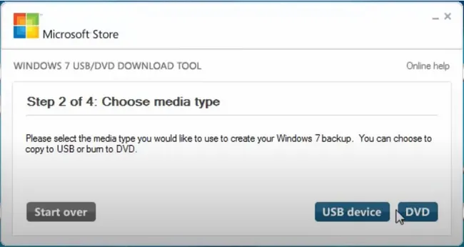 Windows 7 USB/DVD Download Tool