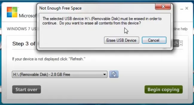 Windows 7 USB/DVD Download Tool