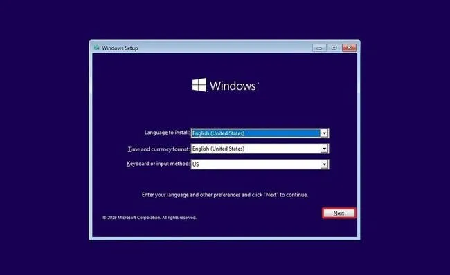 Install Windows 10