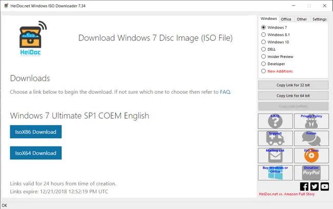 Windows 7 ISO Downloader