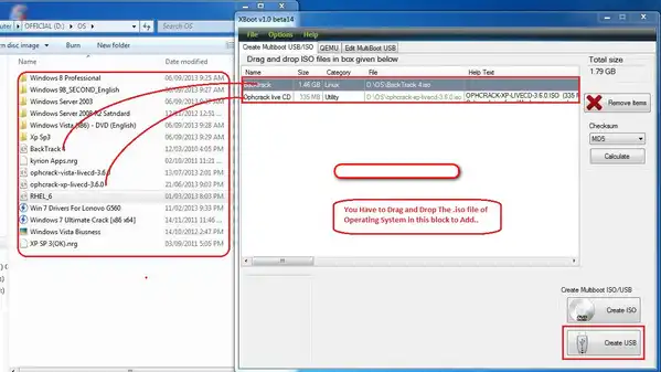 Xboot Multi ISO to USB