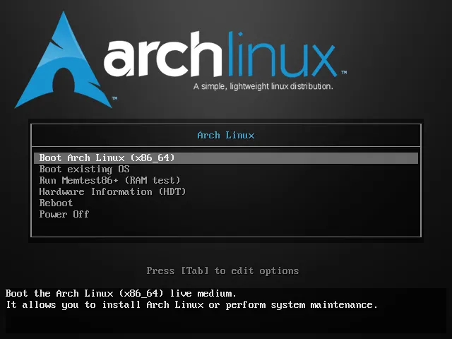 Install Arch Linux