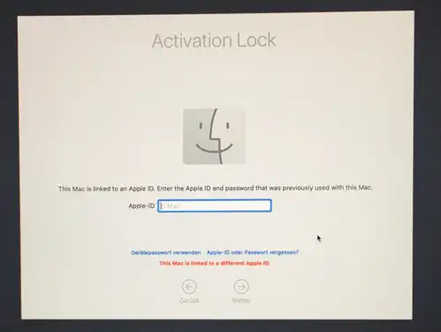 Activation Lock Mac