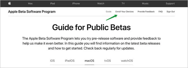 Apple Beta Software Program