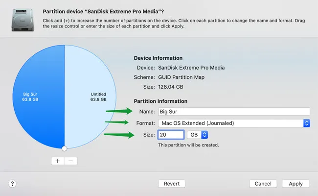 Partition USB Disk Utility Mac