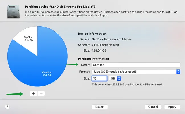 Partition USB Disk Utility Mac