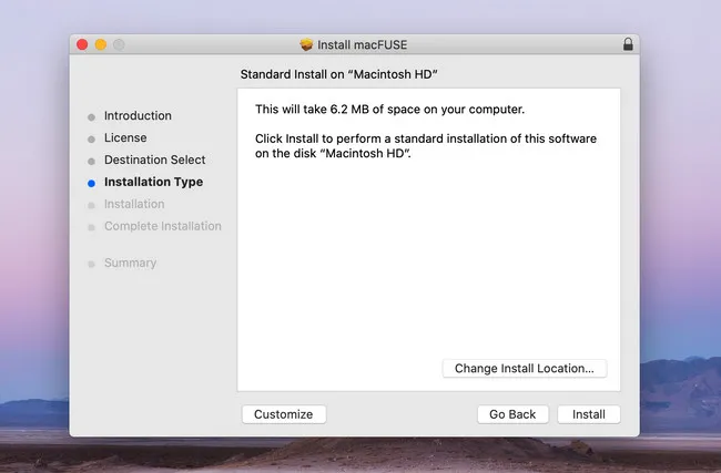 install macos fuse