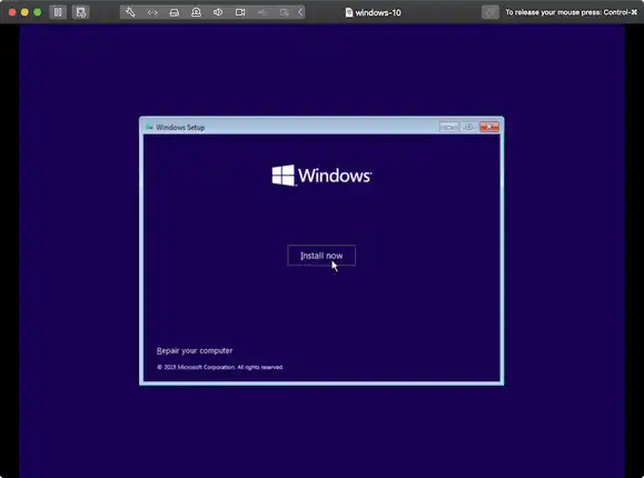 Install Windows 10 on Mac VMware Fusion