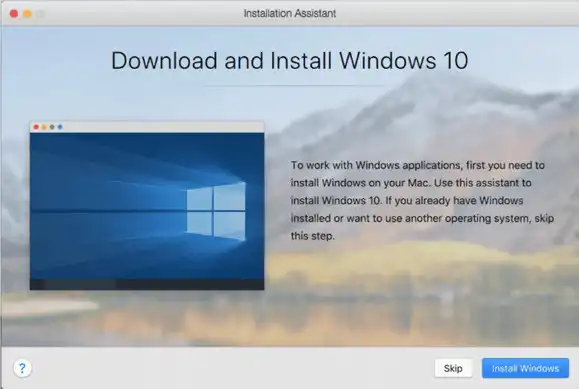 Install Windows 10 on Mac Parallets Desktop