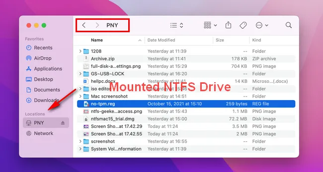 Read and Write NTFS Drive on Mac