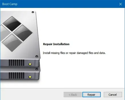 Repair Windows Driver Boot Camp