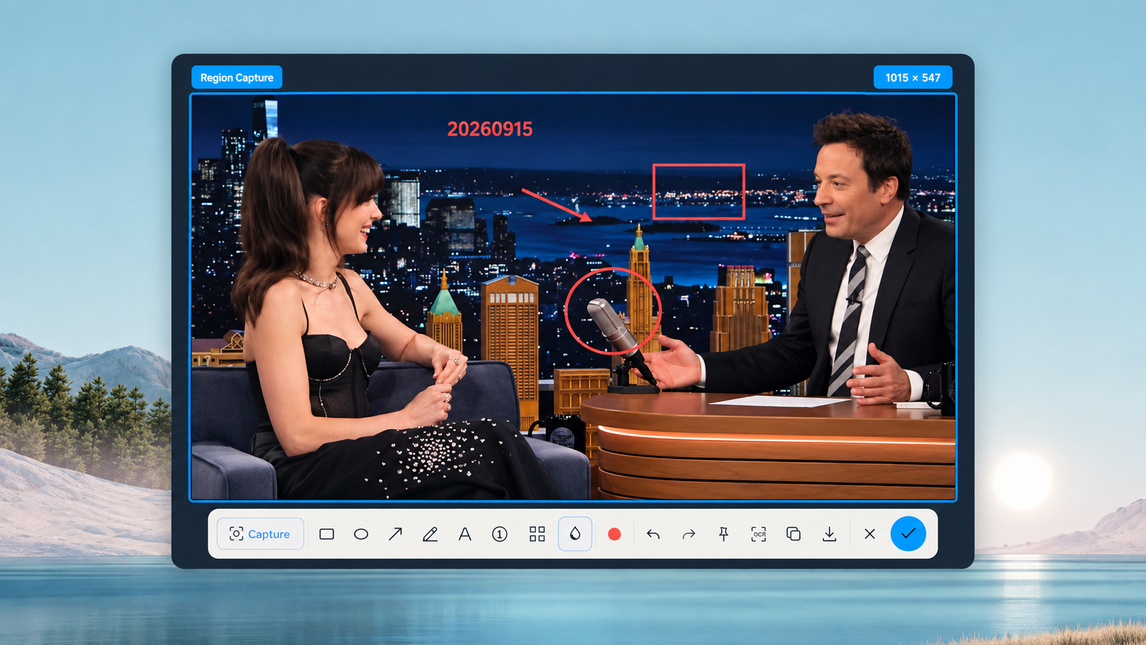 UUByte SnipTaker screenshot tool interface
