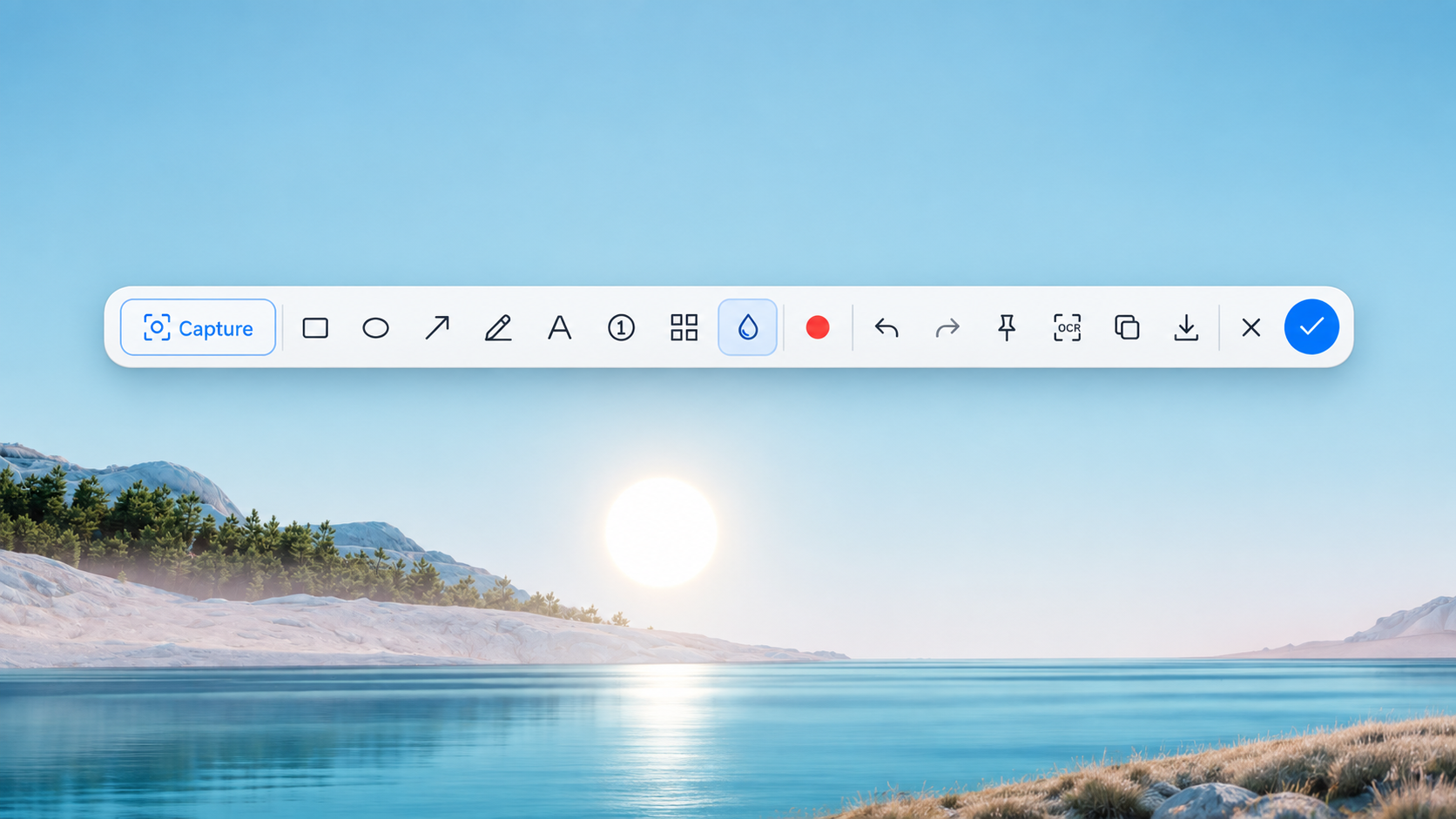 Save or copy a screenshot after capturing it with SnipTaker