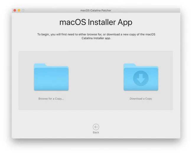 macOS Catalina Patcher