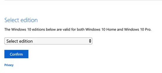 Download Windows 10 ISO on Mac