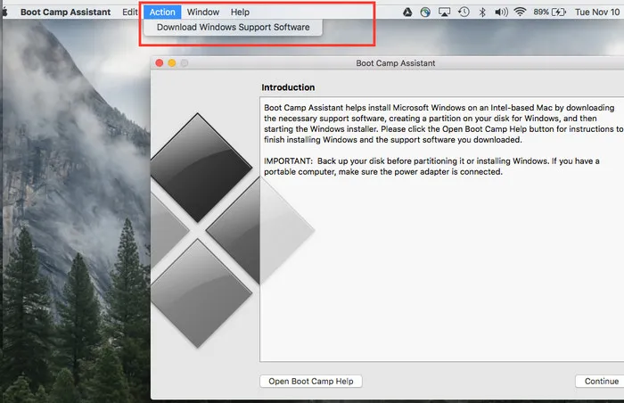 Download Windows Support Software Mac