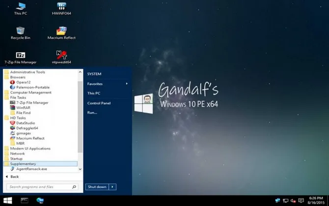 Gandalf Win10 PE