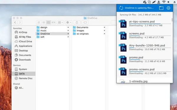 OneDrive Sync on Mac