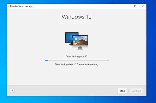 Parallels Transporter Agent