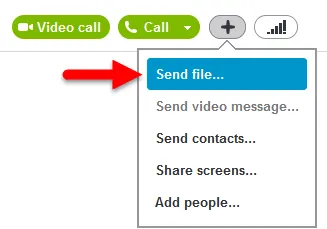 Send File to Mac Skype