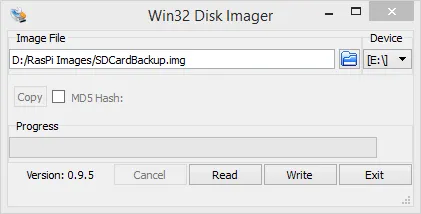 Win32 Disk Imager