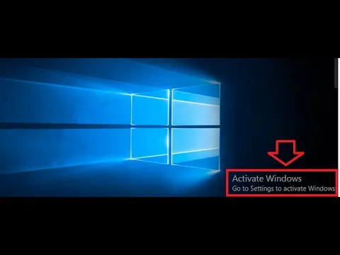 Windows 10 Activation Watermark in Boot Camp