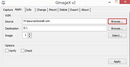 GImageX Windows To Go Creator