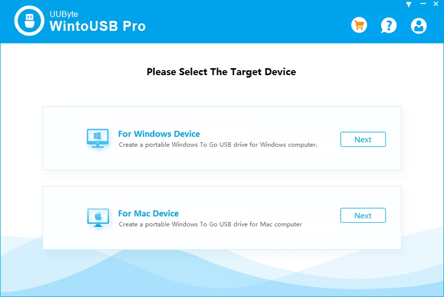 UUByte install WintoUSB Pro