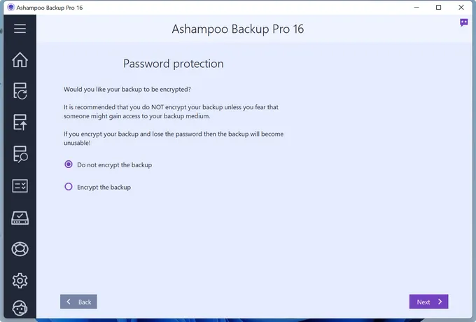 Ashampoo Backup Pro 16