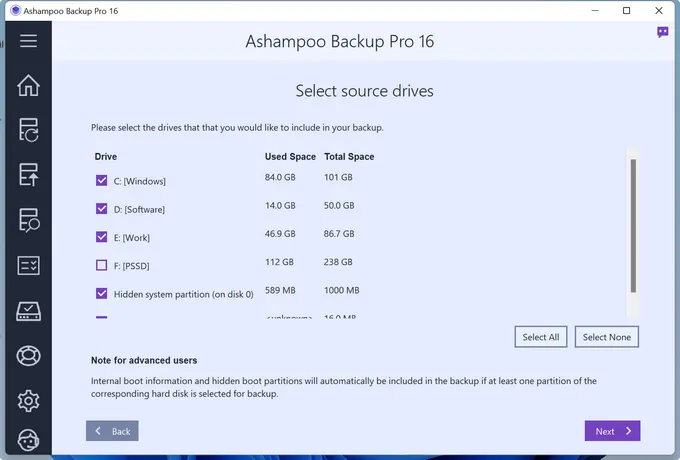 Ashampoo Backup Pro 16