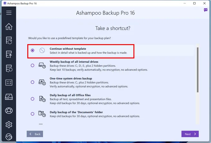 Ashampoo Backup Pro 16