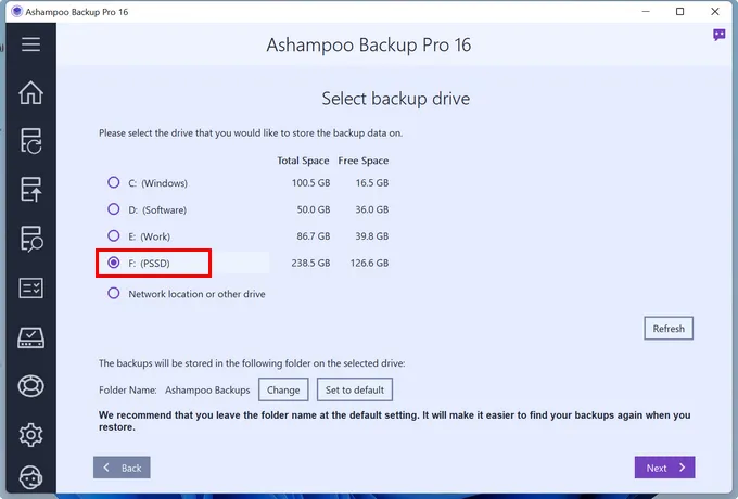 Ashampoo Backup Pro 16