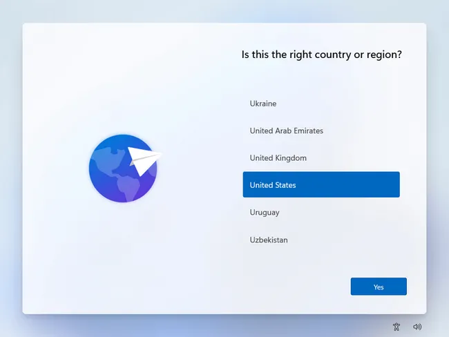 Choose Region Windows 11 Reinstall