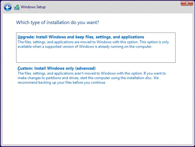 Custom Install Windows 11