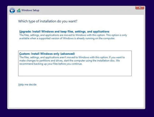 Custom Install Windows 11