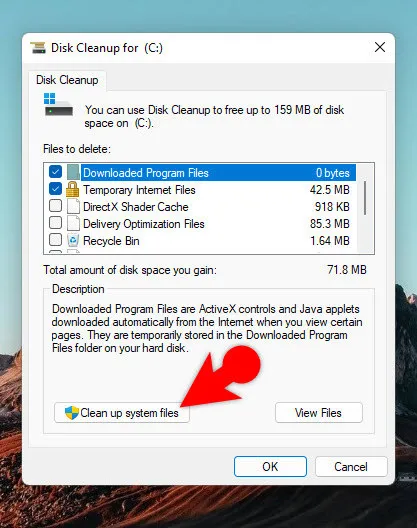 Disk Cleanup