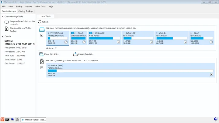 Macrium Windows 11 Recovery USB