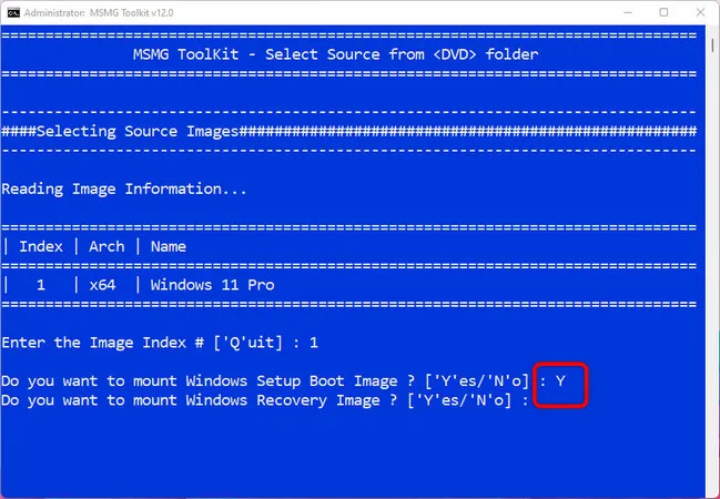 MSMG Toolkit Mount Image