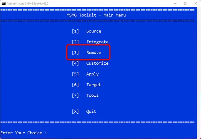 MSMG Toolkit Remove