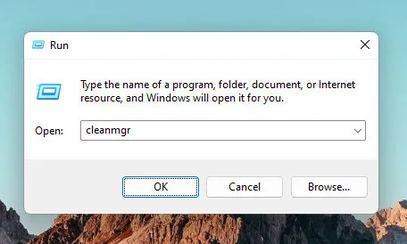 Open Disk Cleanup