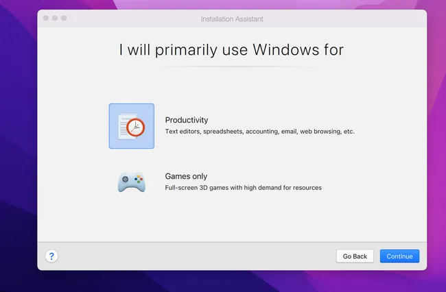 Windows 11 Primary Usage Parallets Desktop on Mac