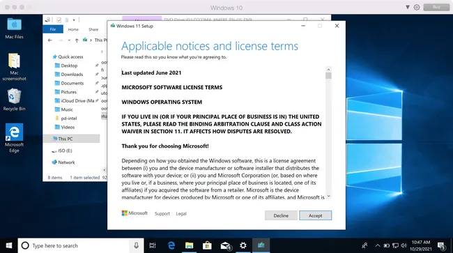  Windows 11 Install License Agreements