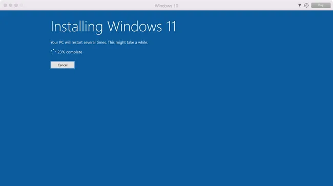 Installing Windows 11 on Mac