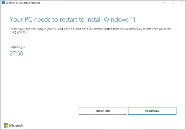 Restart Windows 10