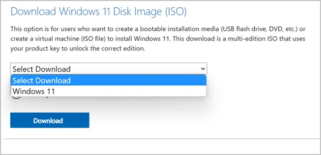 Download Windows 11 ISO Image