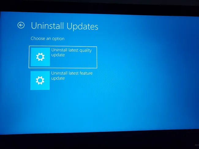 Uninstall Updates Windows 11