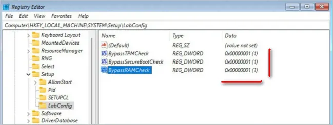 Editor del Registro di Windows