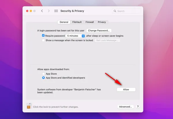 Abilita Estensione di Sistema