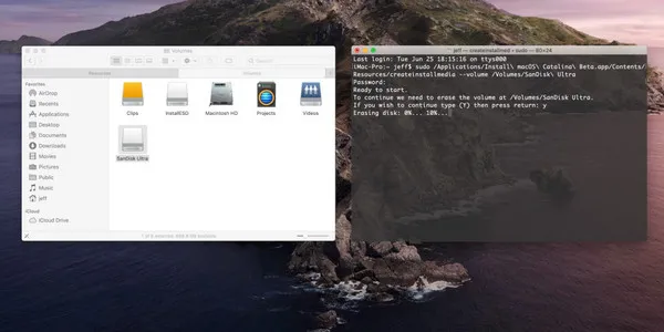 Estrarre il pacchetto di installazione di macOS